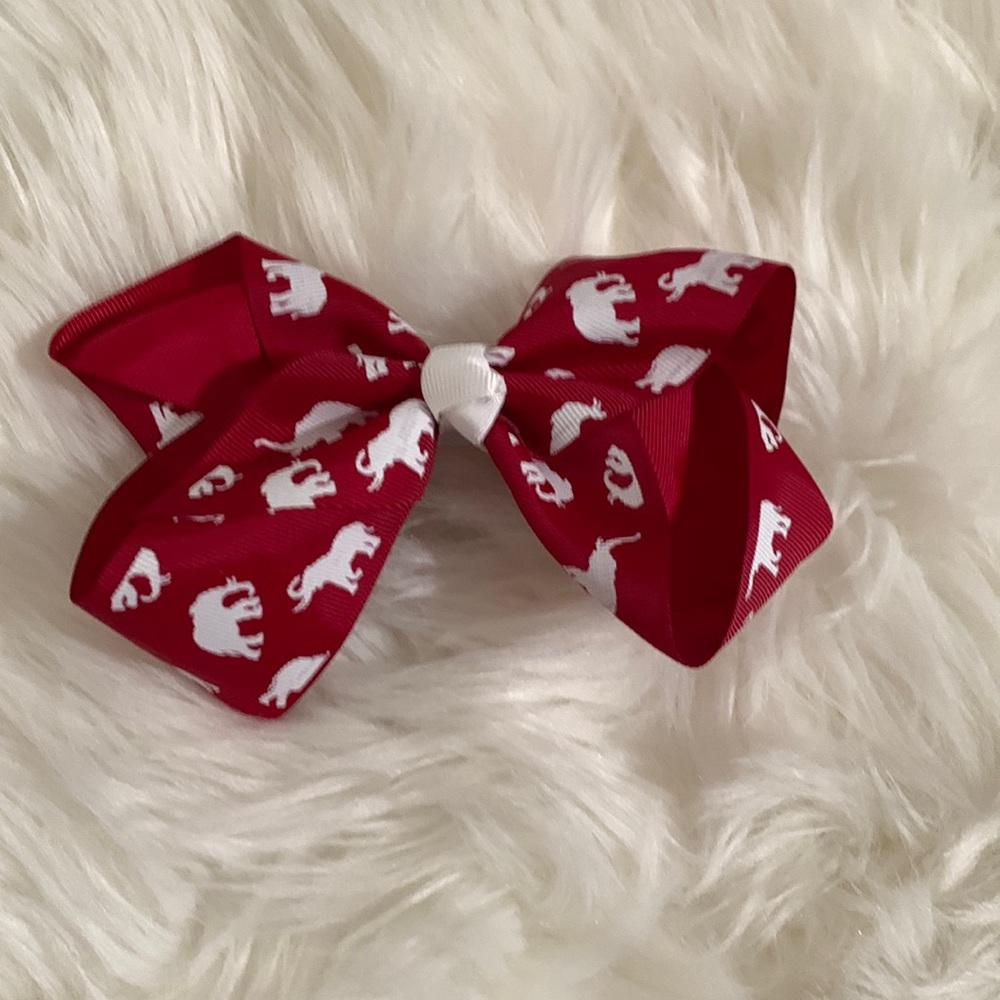 COPY - Roll Tide!!! Alabama Elephant hair bow